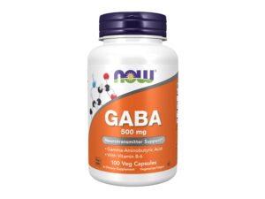 NOW GABA 500mg veg caps N100