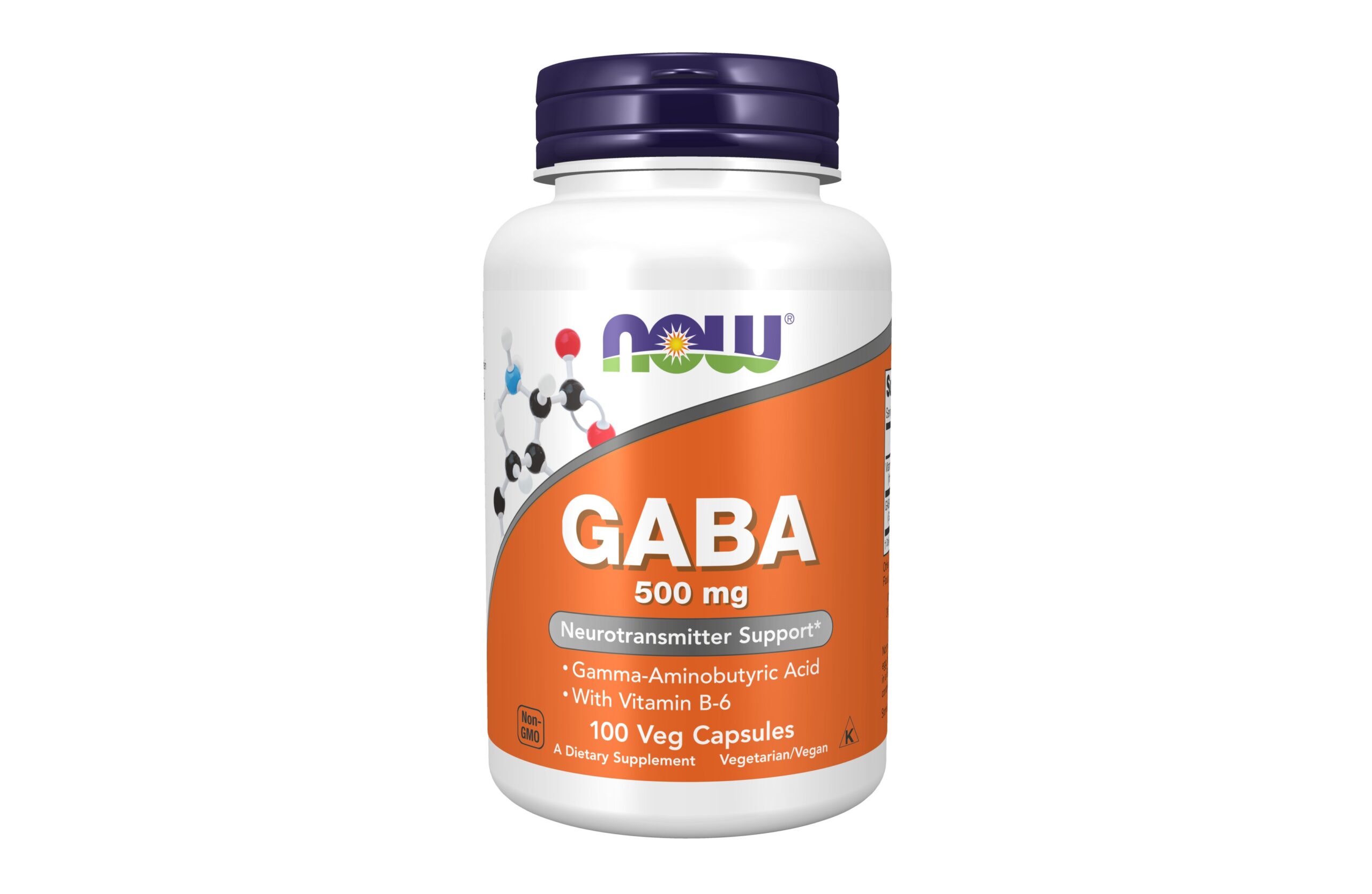 NOW GABA 500mg veg caps N100