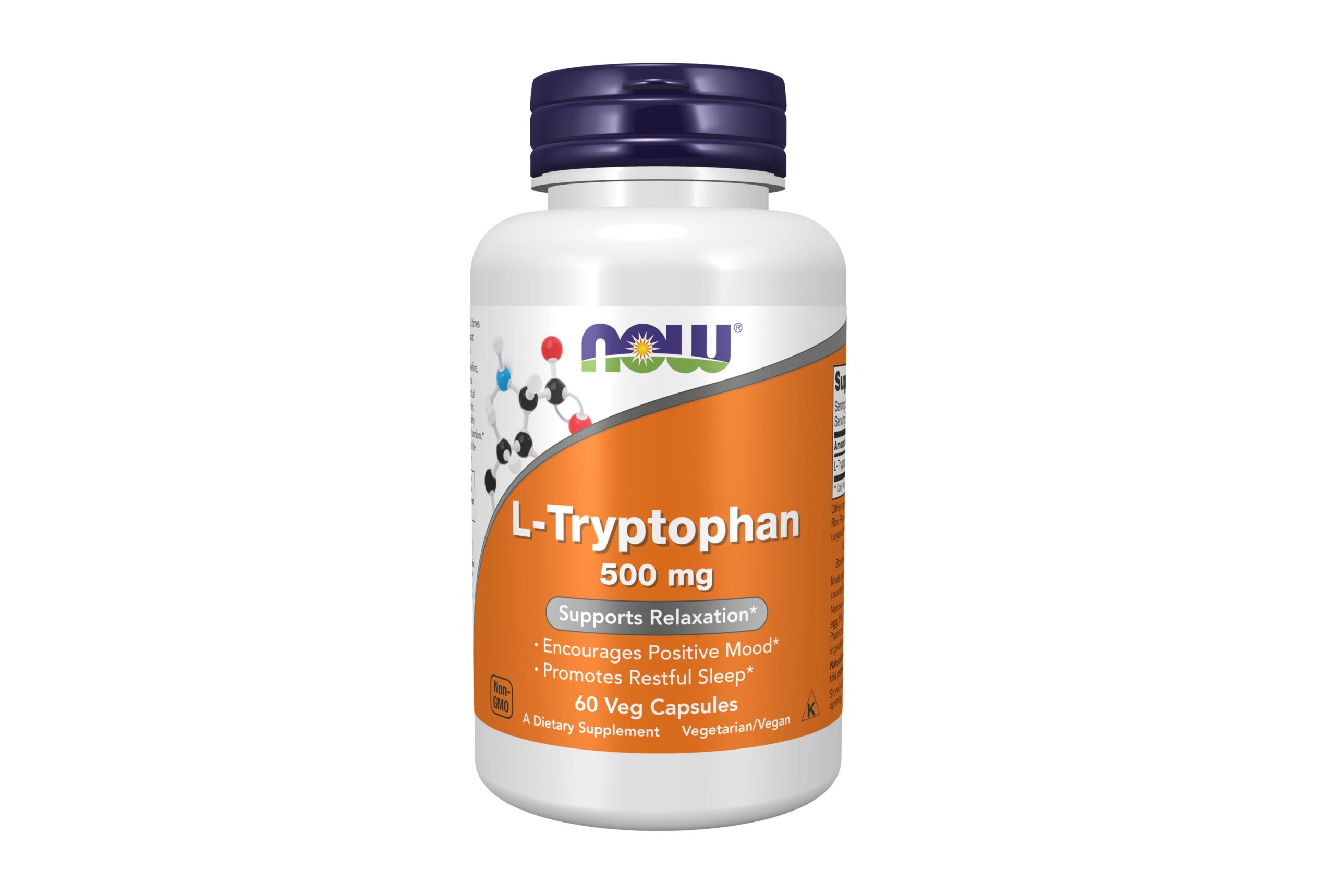 NOW Trüptofaan 500mg veg kaps N60
