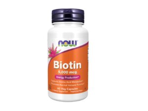 Now Biotiin 5000mcg Veg Kaps N60
