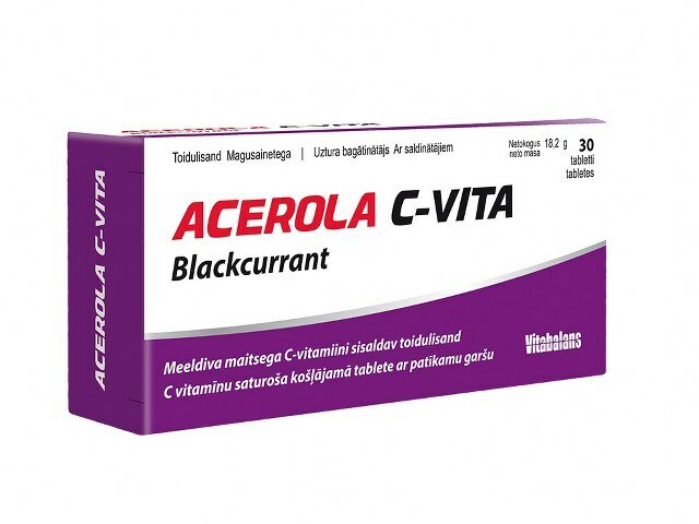 Acerola-c Vit Blackcurrant Tbl N30