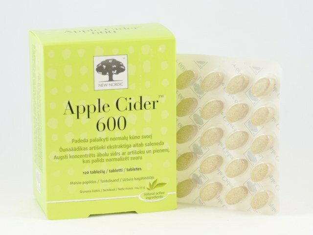 Apple Cider Tbl 600mg N120