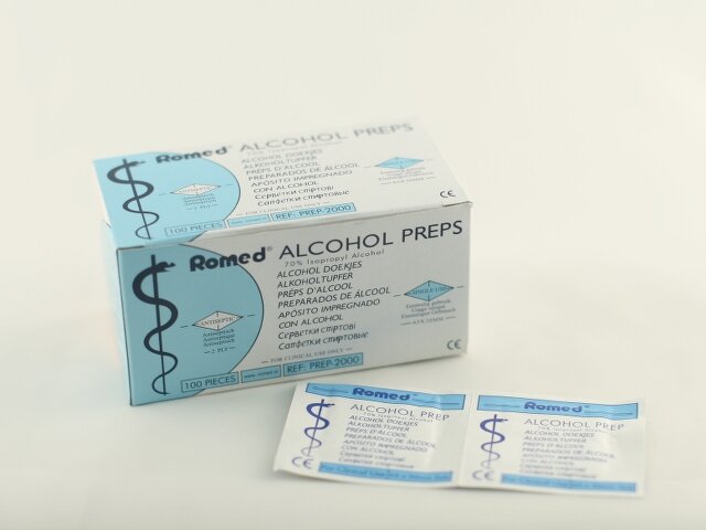 Alkoholisalvett N100 Romed 65x30mm