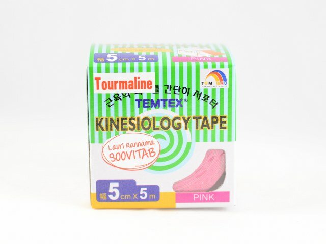 Kinesioteip Temtex 5cmx5m Roosa Tourmaline