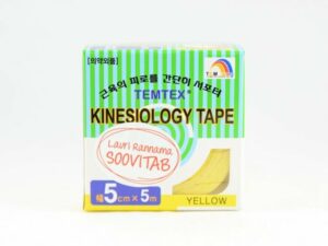 Kinesioteip Temtex 5cmx5m Kollane