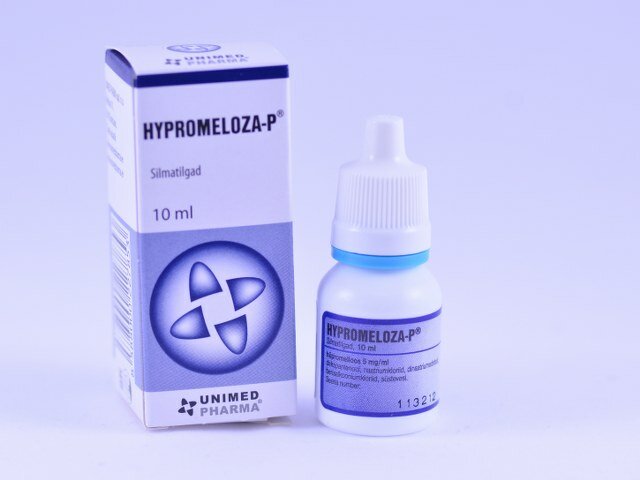 Hypromeloza-p Silmatilgad 10ml