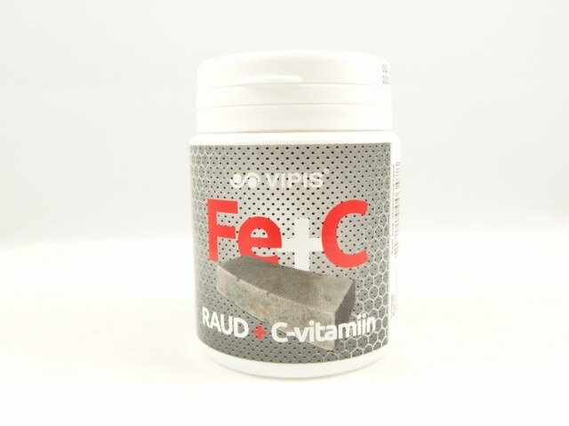 Vipis Raud + C-vitamiin Närimistabletid 27g