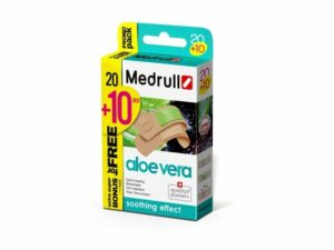 Medrull Plaaster Aloe Vera 20tk + 10tk 2 Suurust