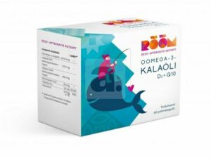 Rõõm Oomega-3-kalaõli+q10+d3+e Kapslid N60