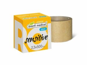 Plaaster Avanti Medical Sensitive Rull 2,5cmx500cm Nahavärvi