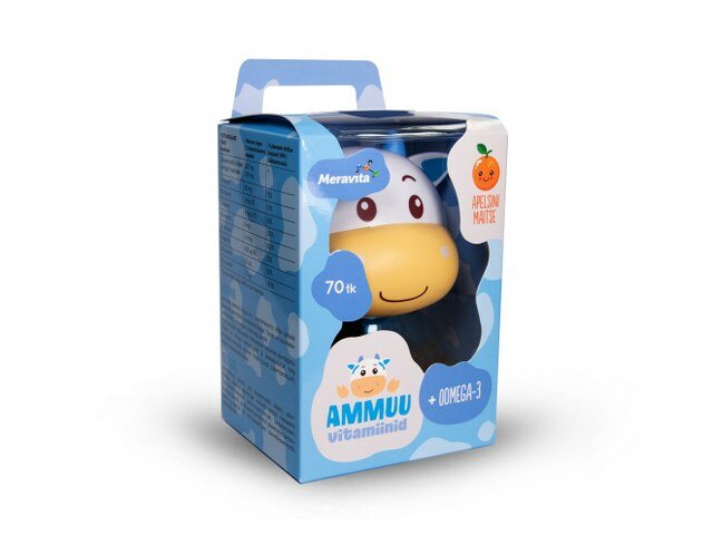 Meravita Ammuu Vitamiinid+oomega-3 N70 Sinine