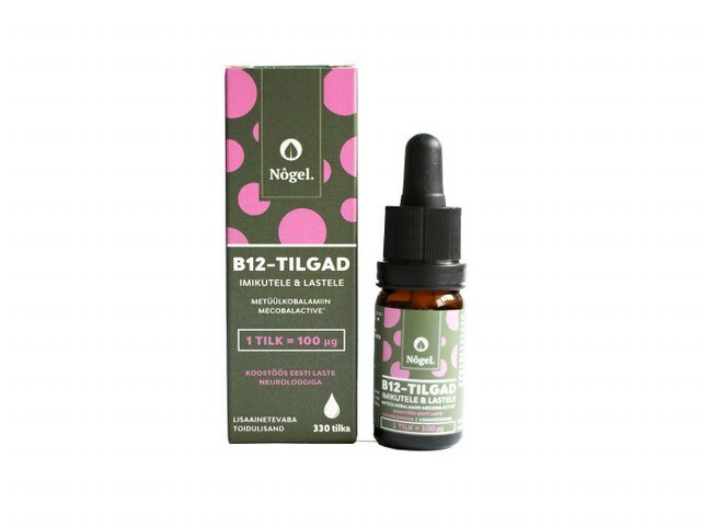 Nõgel B12 Tilgad Imikutele Ja Lastele 200mcg 10ml