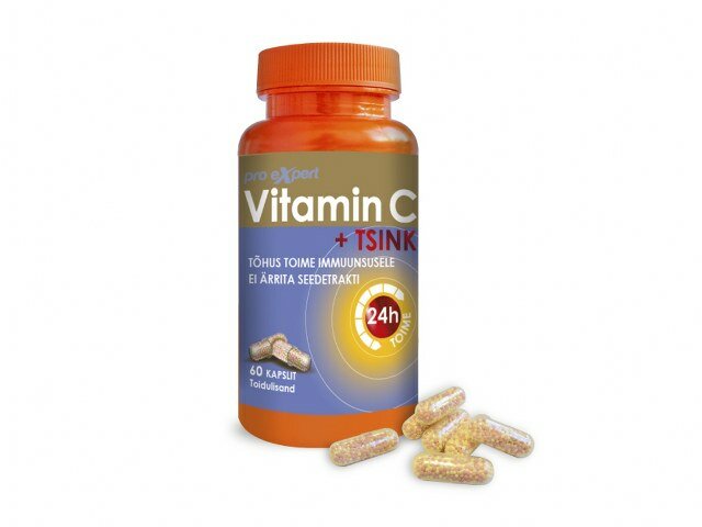 Vitamin C Pro Expert +tsink Kaps N60