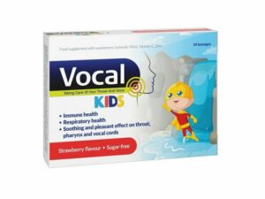 Vocal Kids Maasikamaitselised Imemistabletid N24
