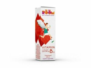 Rõõm Vitamiin B12 Suukaudne Sprei 240mcg 20ml