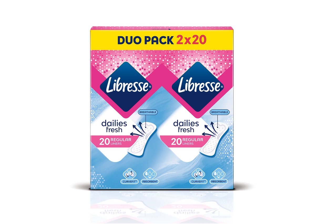 Libresse pesukaitsed regular 2x20tk