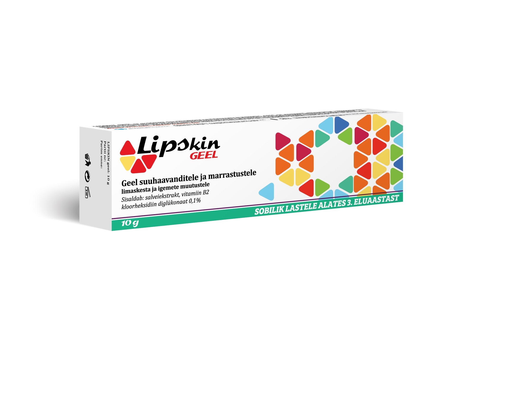 Lipskin geel suuhaavanditele 10g