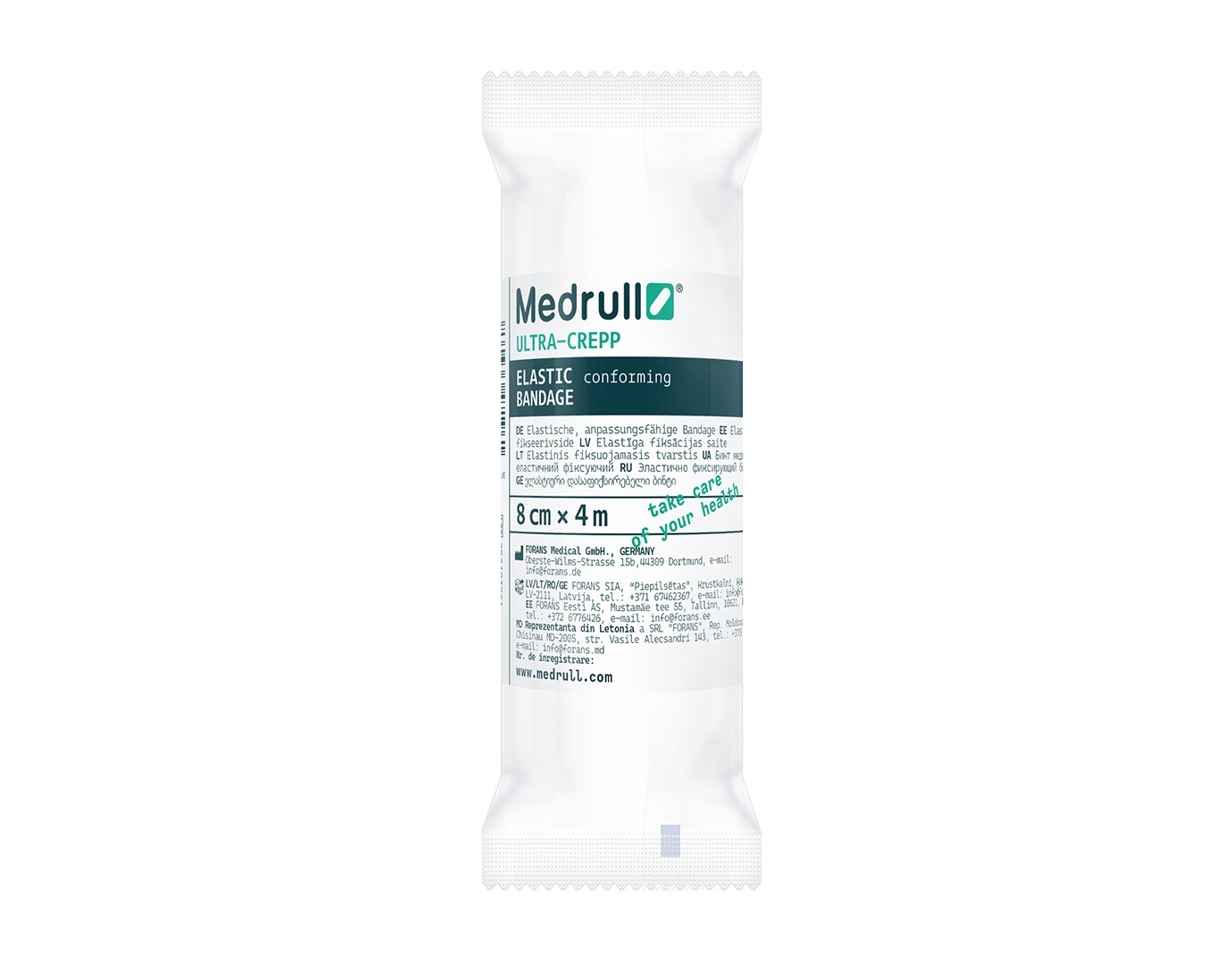 Medrull side Ultra-crepp 8cm x 4m