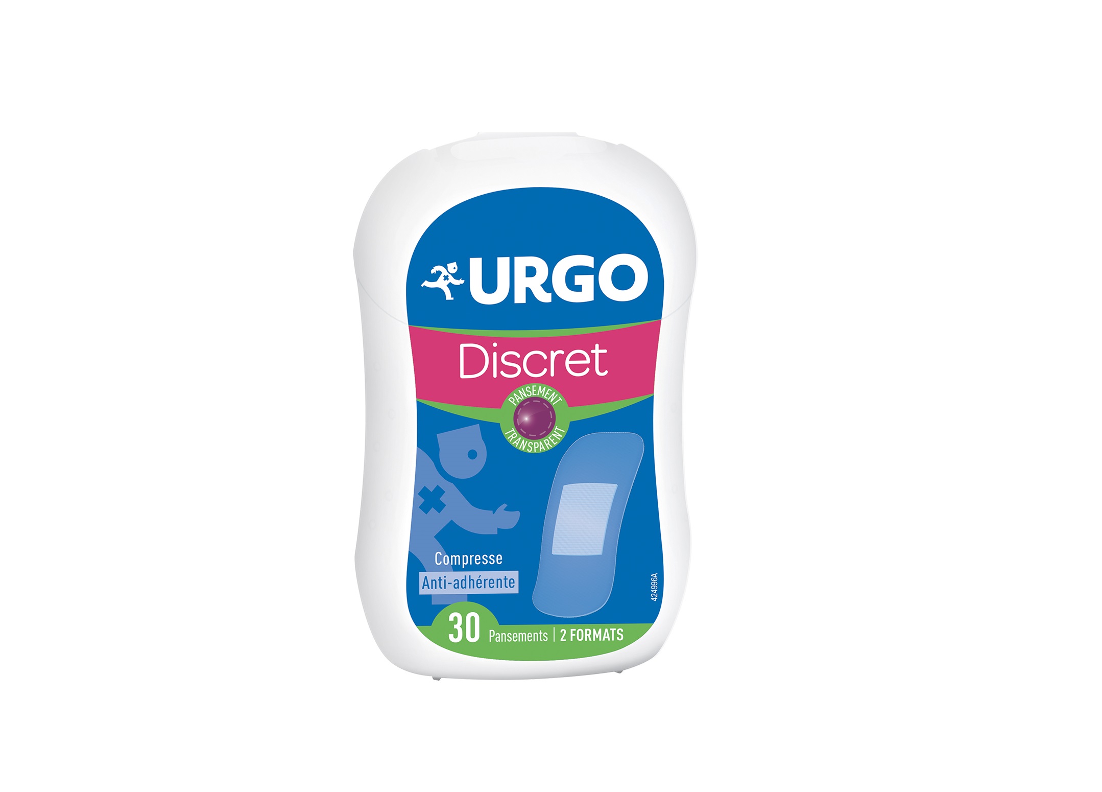 Urgo plaaster Discret 30tk 2 suurust