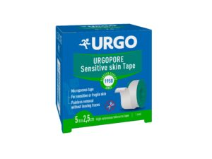 Urgopore rullplaaster 2,5 cm x 5 m