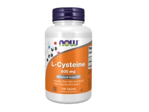 Now L-cysteine Tbl 500mg N100