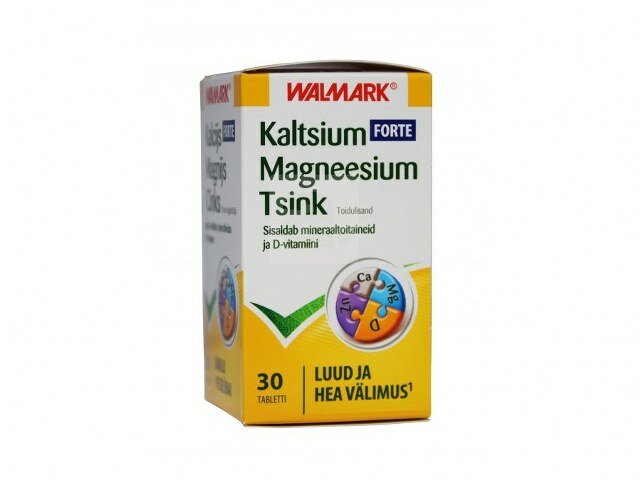 Kaltsium,magneesium,tsink,d Forte Tbl N30