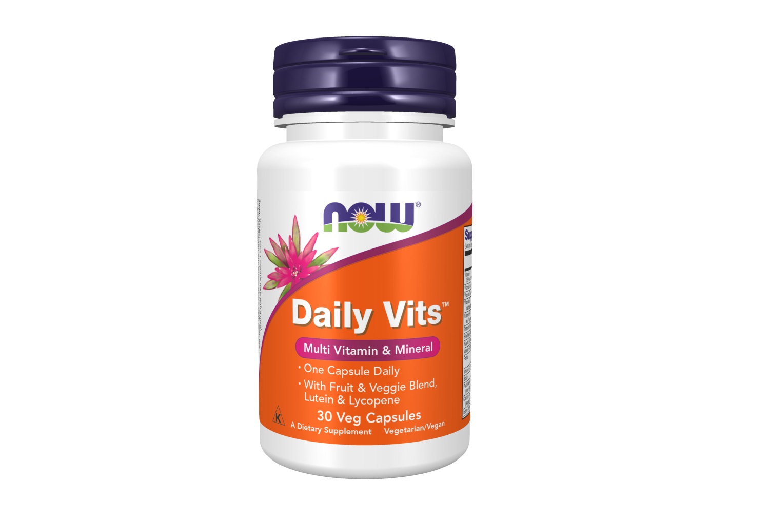 Now Multivitamiin Daily Vitis Veg Kaps N30