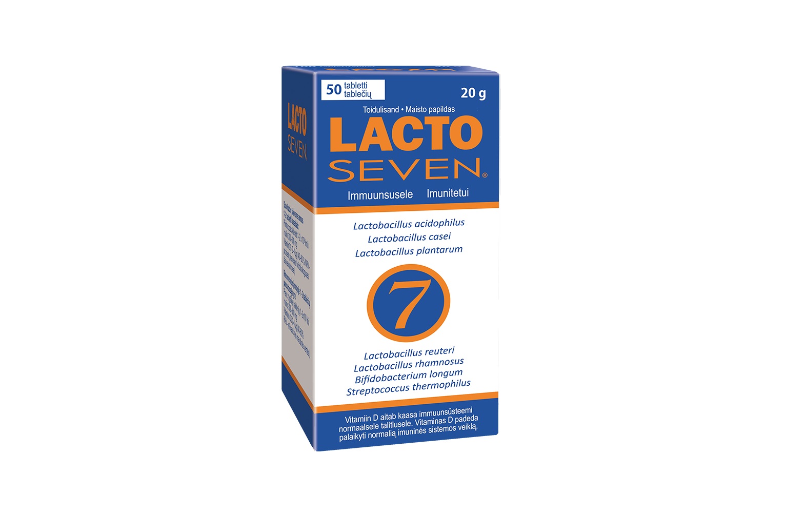 Lactoseven tabletid N50