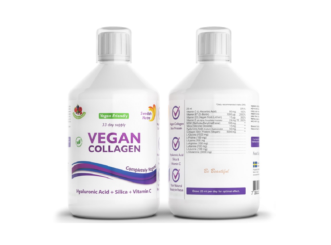 Vegan kollageen vedel 500ml