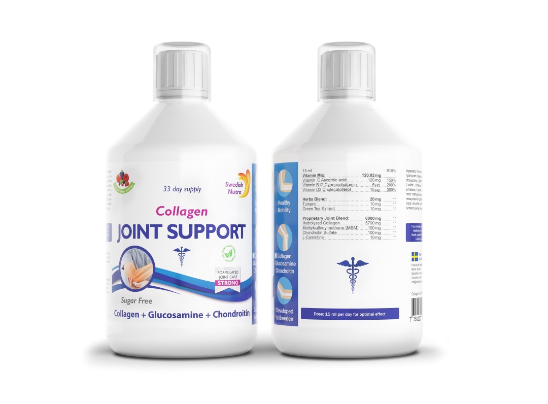 suhkruvaba liigeste toetus kollageeniga