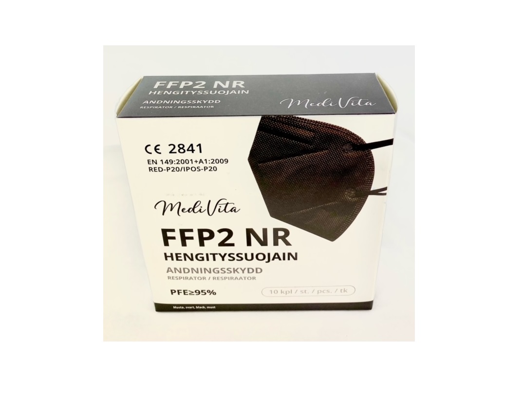 Respiraator FFP2 must N10