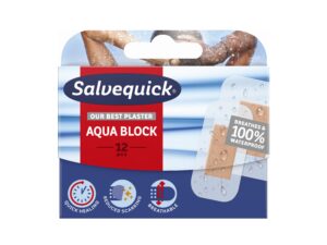 Salvequick Aqua Block veekindlad plaastrid 12tk