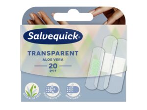 Salvequick Transparent Aloe Vera läbipaistvad plaastrid 20tk