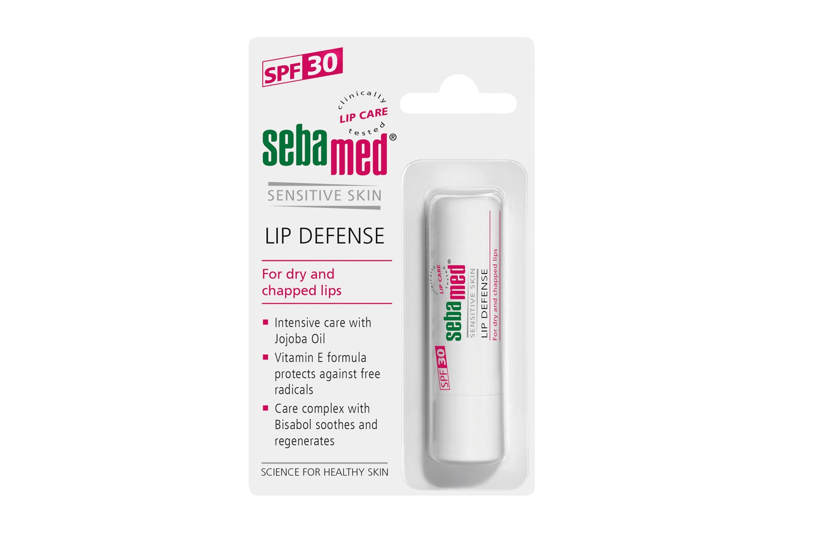 Sebamed huulepalsam SPF30 E-vitamiiniga 4,8g