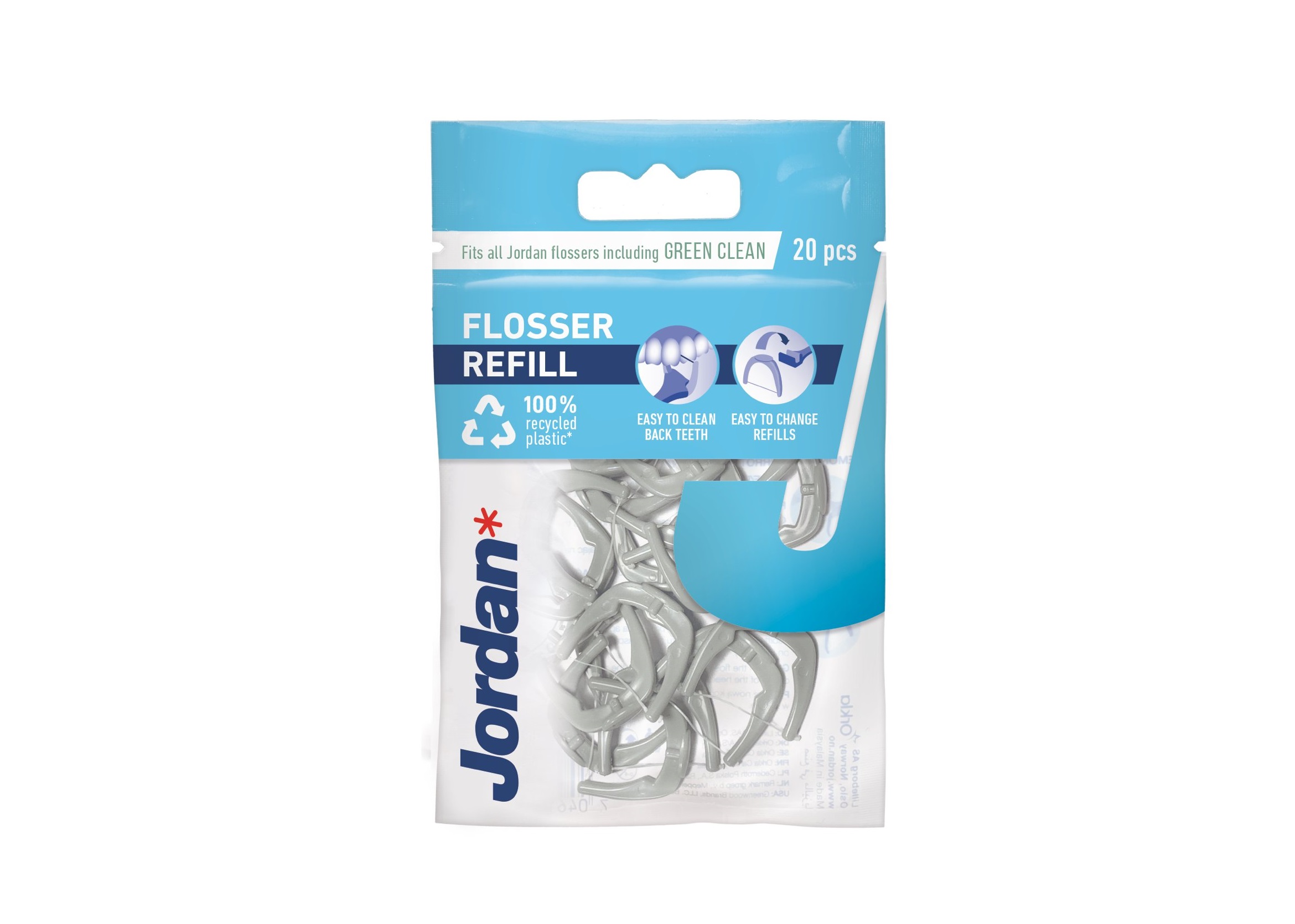 Jordan hambavahepuhasti vahetusniit 20tk