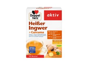 DoppelHerz aktiv kuum jook ingveri ja kurkumiga + C-vitamiin ja tsink N10