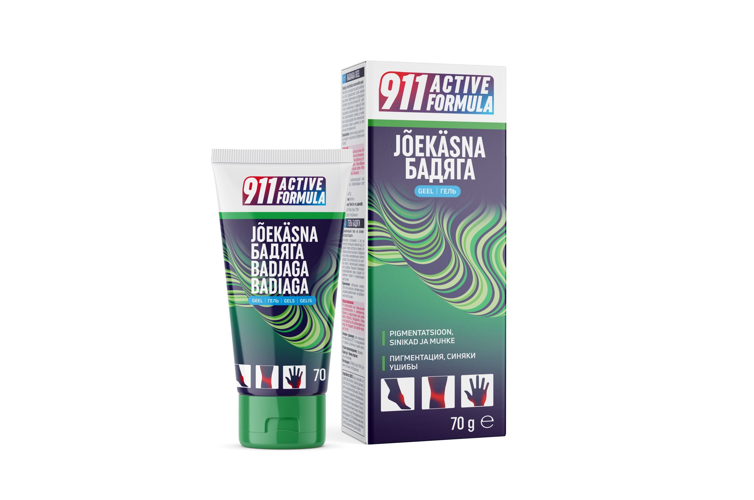 911 Active Formula jõekäsna geel 70g