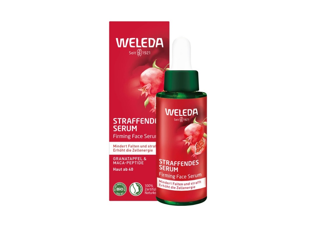 Weleda granaatõuna ja maca seerum 30ml karbis