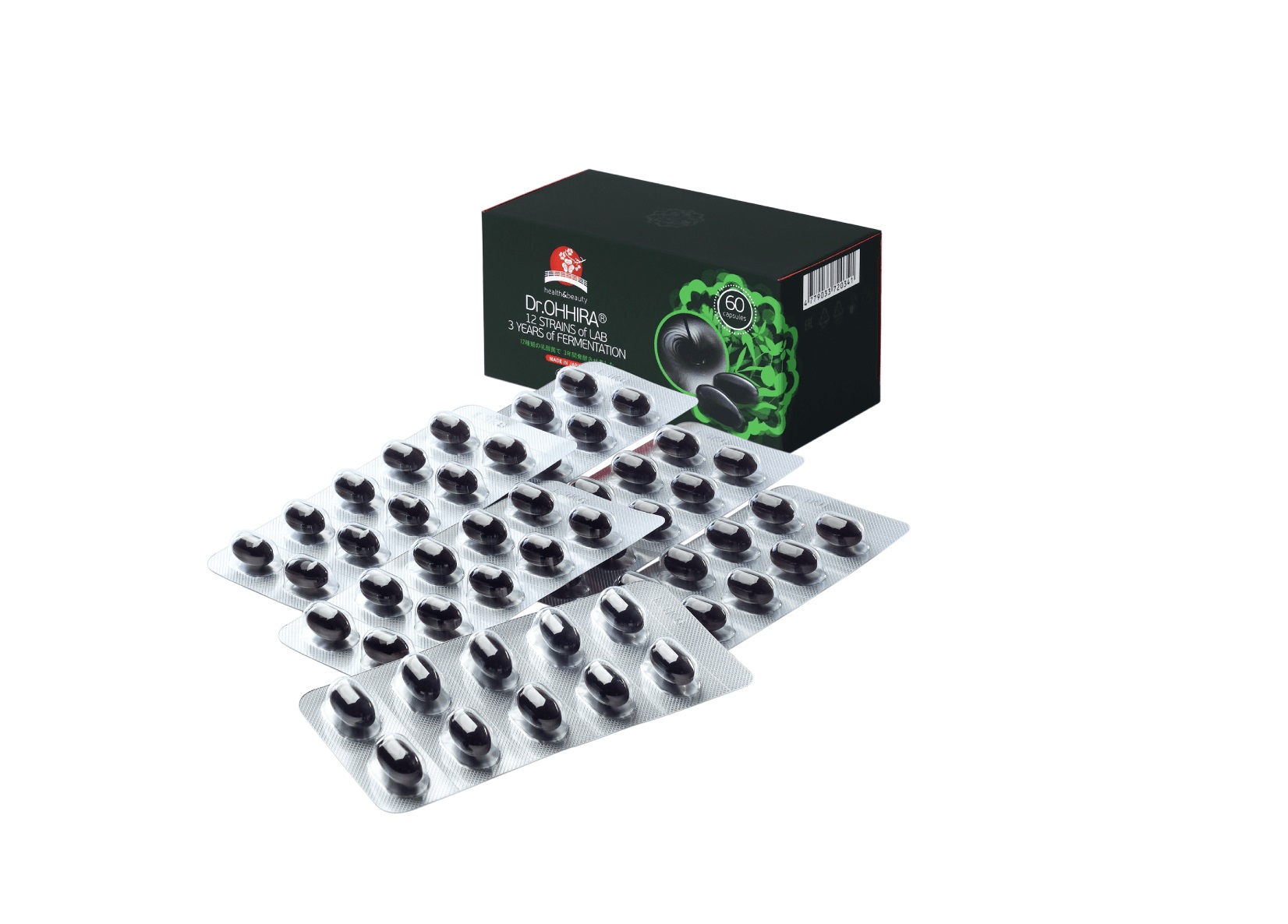 Dr.Ohhira standard 3-aastane retsept 12 sordi elusbakteritega 60 kapslit