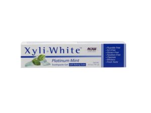 NOW Xyli-White Mint/Baking soda hambapasta-geel 181g söögisoodaga