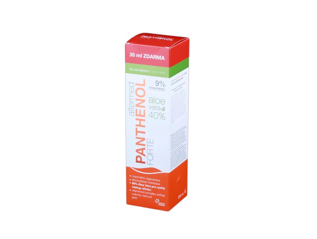 Altermed Panthenol forte 9% ihupiim aaloega 230ml