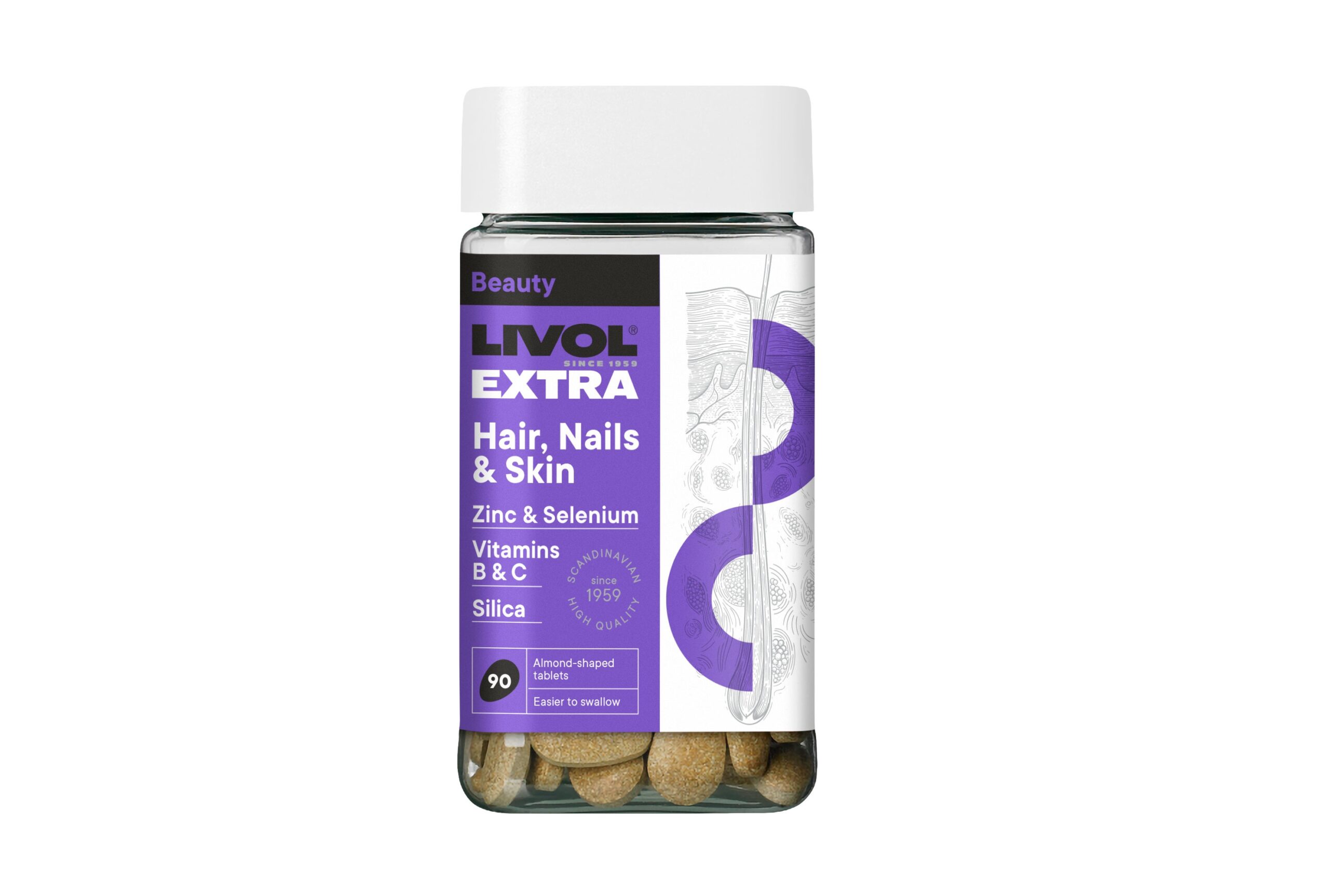Livol extra Hair, Nails & Skin tabletid N90