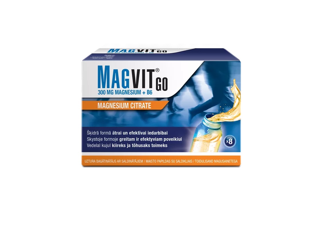 Magvit GO lahus 300mg + B6 N8