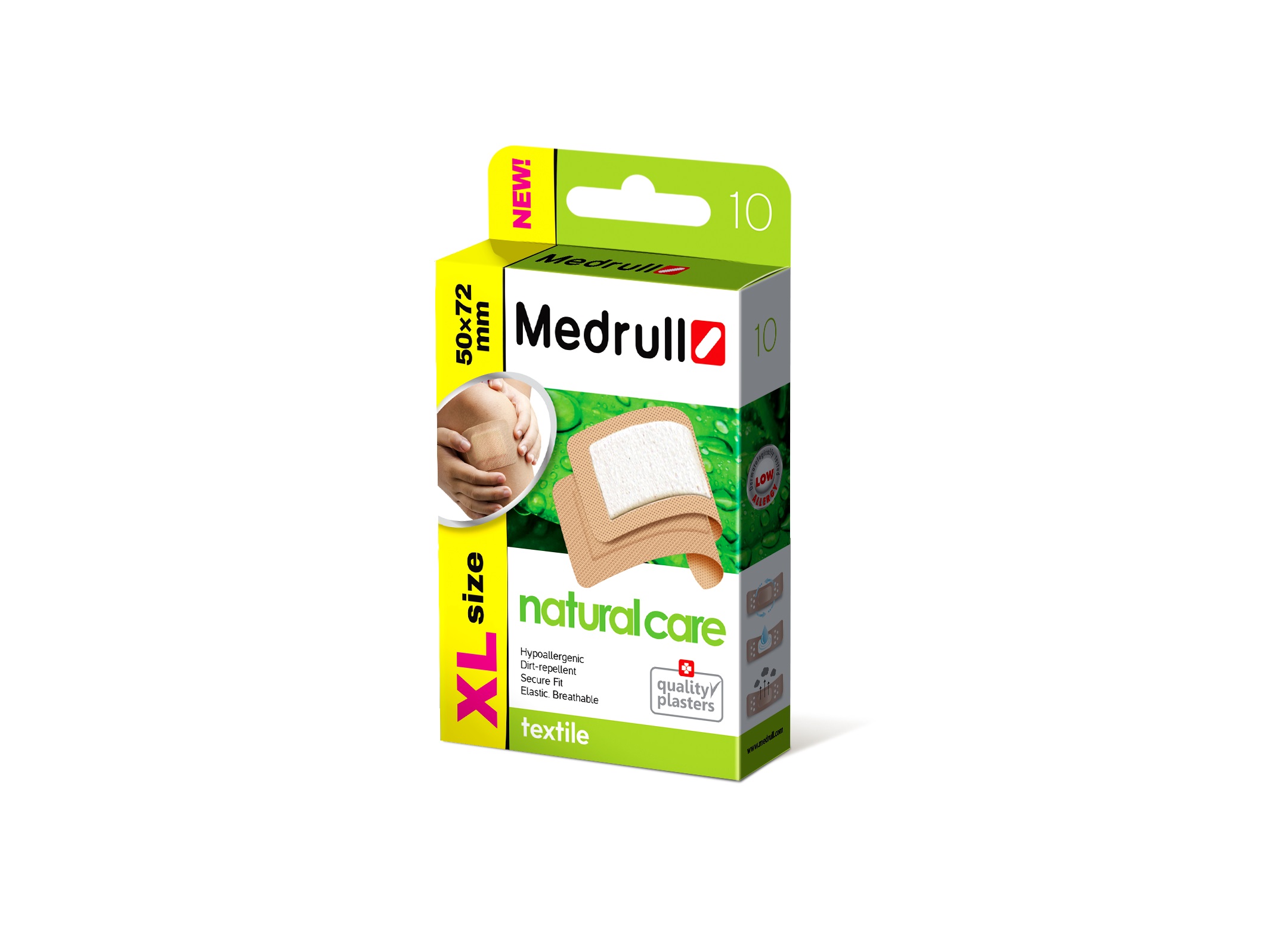Medrull Natural Care plaaster XL N10 50x70mm