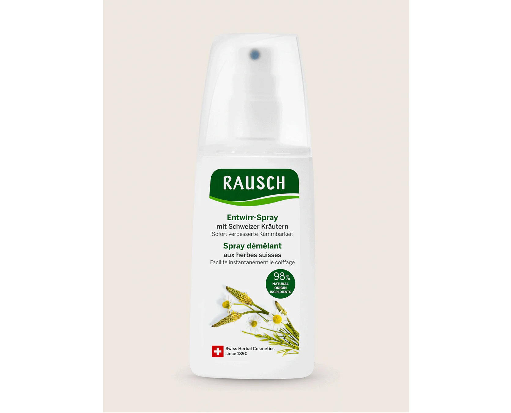 Rausch Swiss Herbal detangling spray 100ml spreipalsam