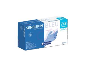 Euromedis läbivaatuskindad Sensiskin Bleu M N100 nitriil