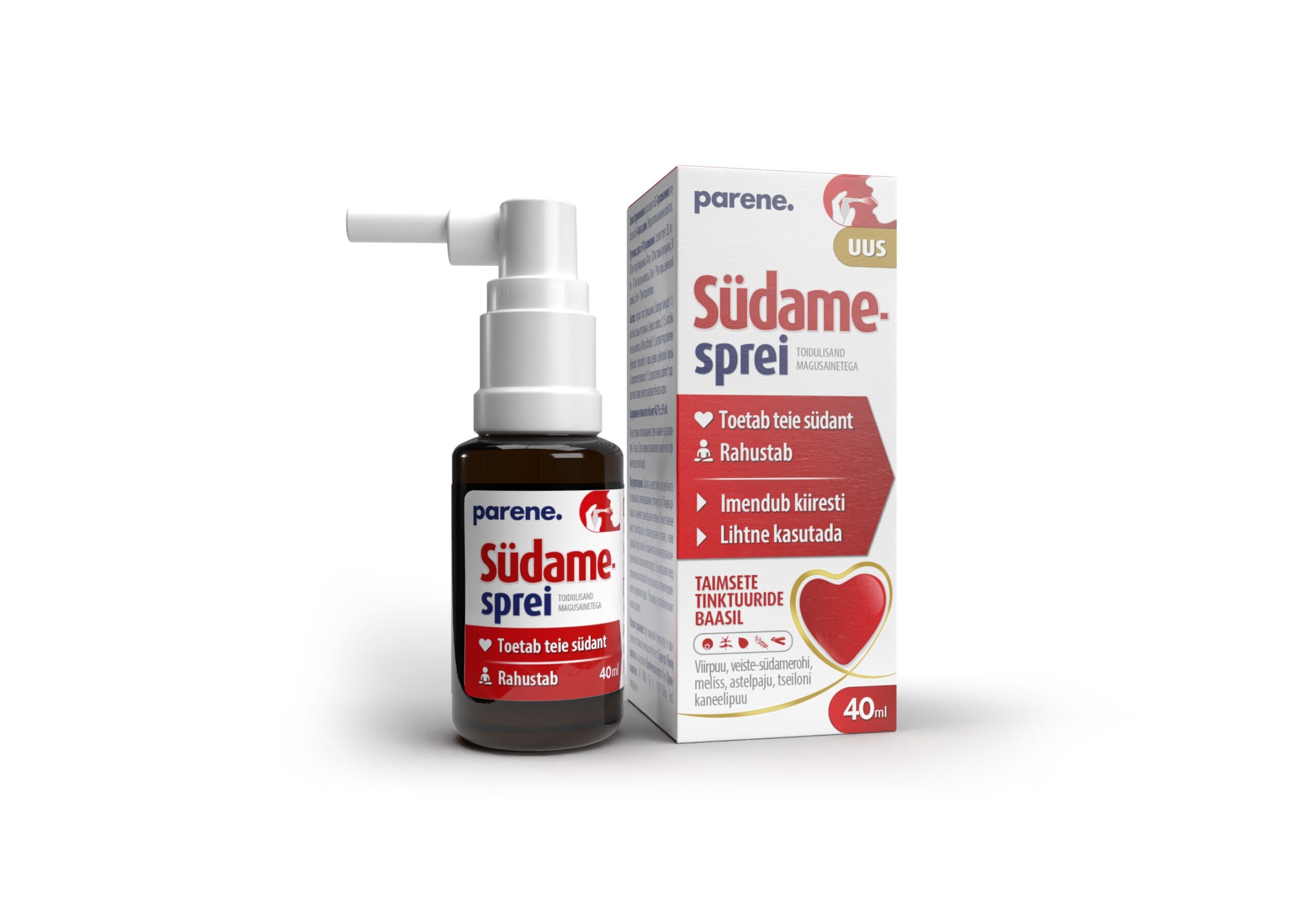 Parene. Südamesprei 40ml