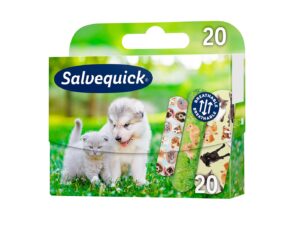 Salvequick lasteplaastrid Animals 20tk loomapiltidega