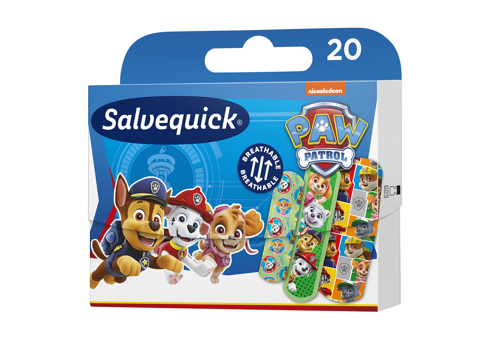 Salvequick lasteplaastrid Paw Patrol 20tk Käpapatrull