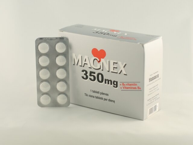 Magnex 350mg+vit B6 Tbl N200